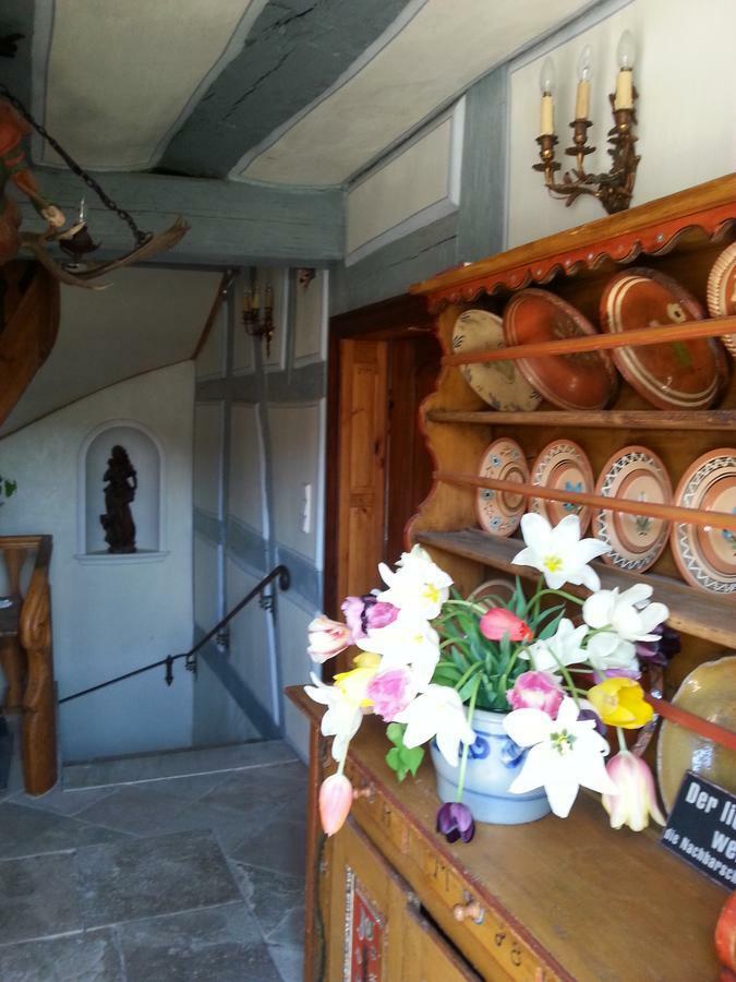 Roter Loewe Bed & Breakfast Heiligkreuzsteinach Eksteriør bilde